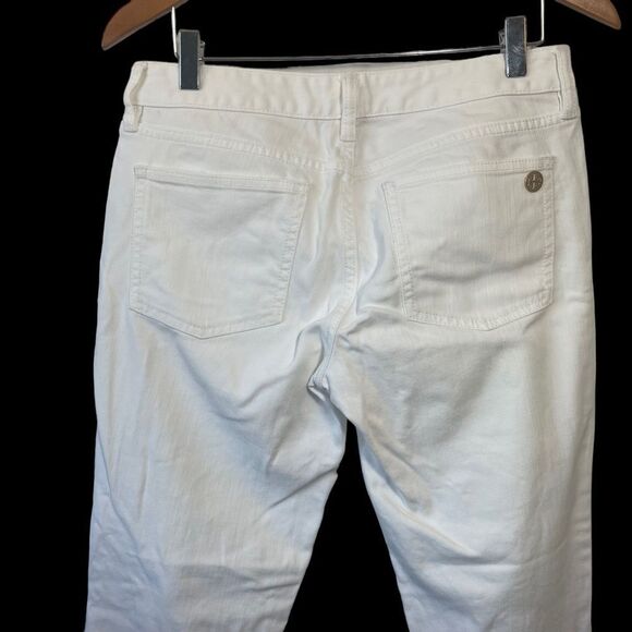 Tori Burch Mid Rise Super Skinny. White Jeans Sz 29 - Picture 5 of 7